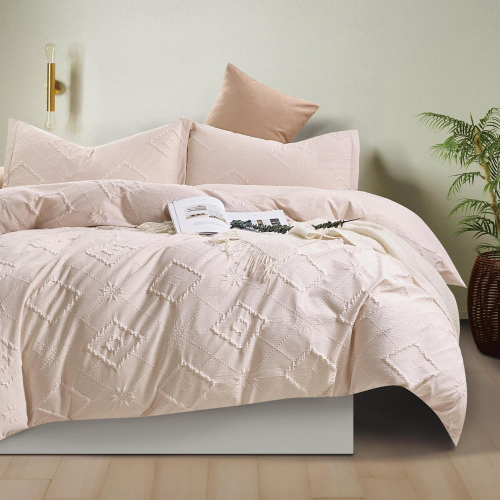 Indra Textured Boho ผ้านวมคลุมชุดผ้านวมชุดเครื่องนอน
